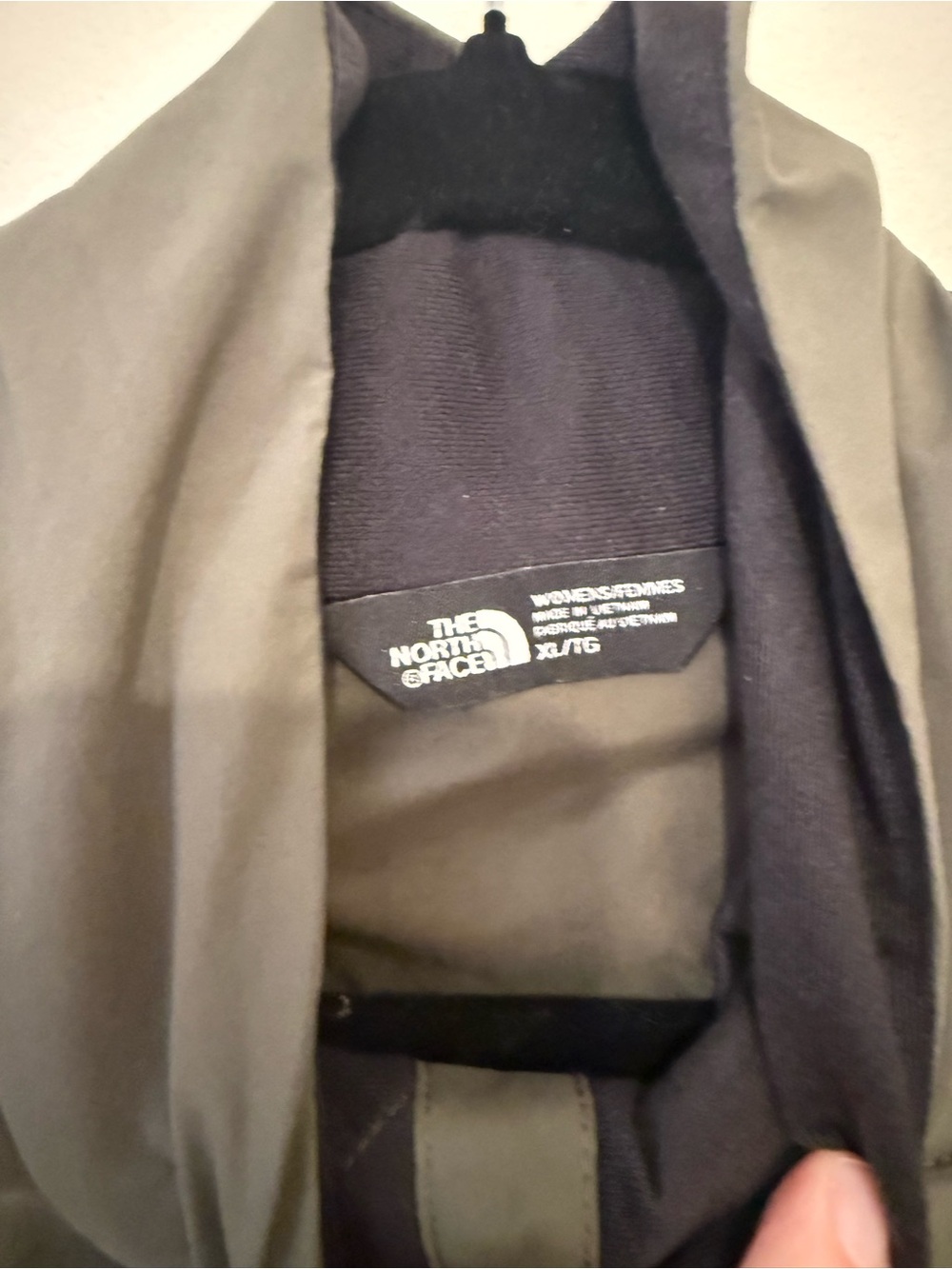 The North Face Olive Hooded Raincoat - Picture 2 of 3